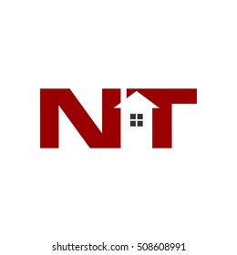 letter N and T logo vector.