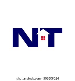 letter N and T logo vector.