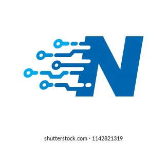 Letter N Template Design Vector, Emblem, Concept Design, Creative Symbol, Icon