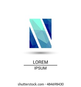 Letter N that can be used as initial logo
