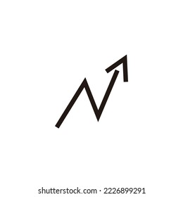 Letter N up, line geometric symbol simple logo vector