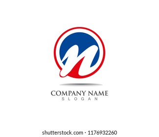 Letter N vector icons logos