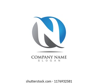 Letter N Vector Icons Logos Stock Vector (Royalty Free) 1176932581 ...