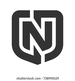 letter N vector logo