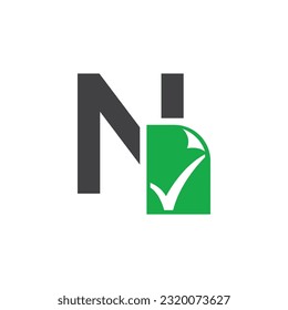 Letter N vector logo template, Colorful Letter N logo, Financial Company Logo, Financial Institute Advisors Logo Design Template Vector Icon