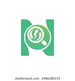 Letter N vector logo template, Colorful Letter N logo, Financial Company Logo, Financial Institute Advisors Logo Design Template Vector Icon