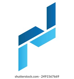 Letter N vector logo template, Colorful Letter N logo, Financial Company Logo, Financial Institute Advisors Logo Design Template Vector Icon
