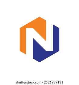 Letter N Vector Logo Template Illustration Design