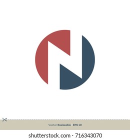 Letter N Vector Logo Template Illustration Design. Vector EPS 10.