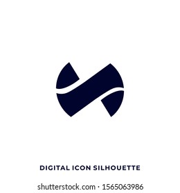 Letter N Vector Template, Suitable for Creative Industry, Multimedia, entertainment, Educations, Shop, and any related business