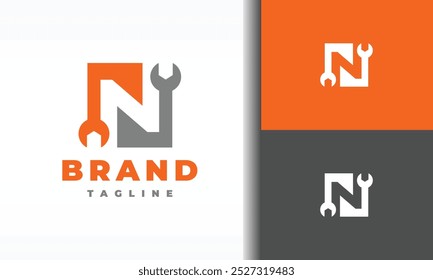 the letter N wrench logo