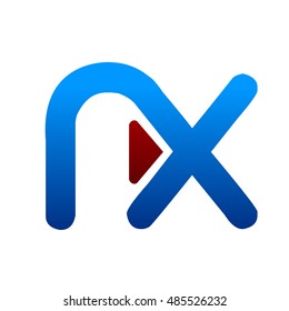 letter n x logo