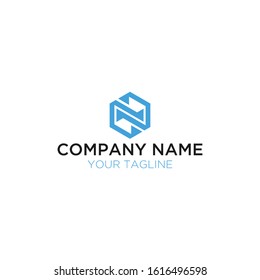 letter N or Z monogram logo