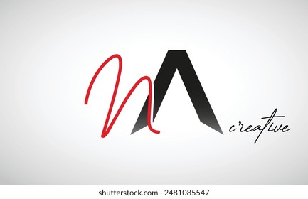 Letter NA Creative Clean Logo Design