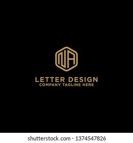 Letter NA Initial icons / Monogram.- Vector inspiration logo design - Vector