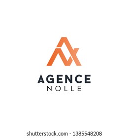 letter AN NA logo design modern logo and premium logo