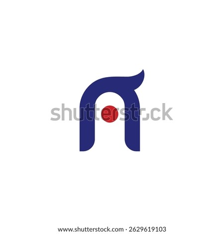 Letter NA logo design template