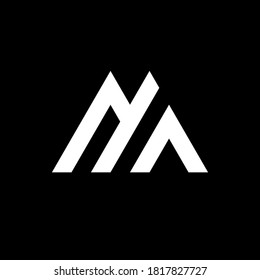 Letter NA logo template vector