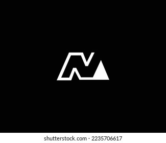 Letter NA And NM Abstract Logotype Modern Logo Idea Vector Icon Vector Template.