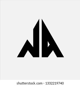 Letter NA Triangle logo