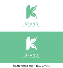 A Letter Nature Beauty Brand Logo