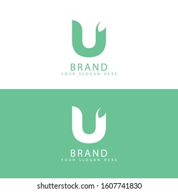 A Letter Nature Beauty Brand Logo