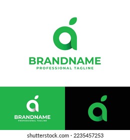 Letter A Nature Logo, suitable for any business related to nature with A initials.