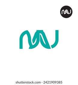 Letter NAU Monogram Logo Design