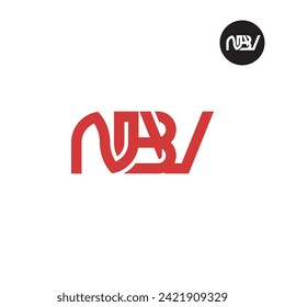 Letter NBV Monogram Logo Design