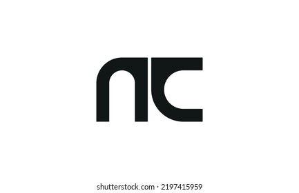 Letter Nc Logo Design Nc Logo Stock Vector (Royalty Free) 2197415959 ...