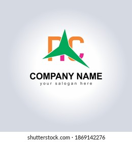 Letter NC Logo Vector Design Illustration für Ihre Business Identity Vorlage. Creative Company Name mit Logo-Logo. Unique Letter NC Logo Symbol für Monogramm . Schöne Firmenlogo-Idee.