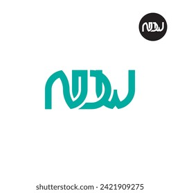 Letter NDW Monogram Logo Design