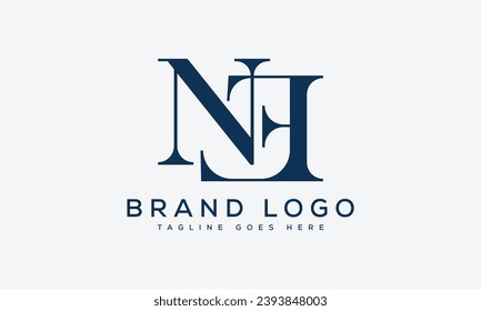 letter NE logo design vector template design for brand.