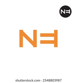 Letter NEI Logo Negative Space