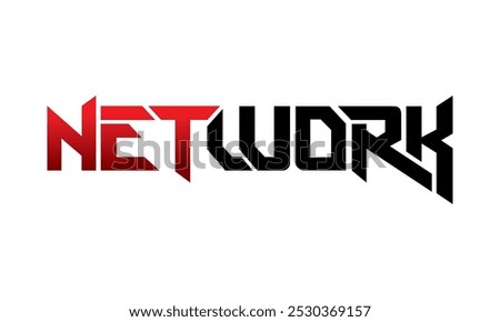letter network design vector symbol