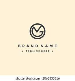 Letter NG Abstract logo vector design template