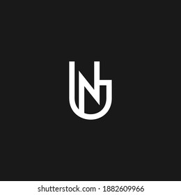 Etiqueta logotipo NG Modelo de diseño vector