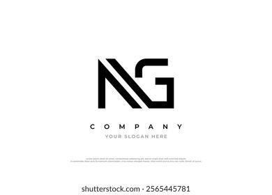Letter NG Monogram Logo Design