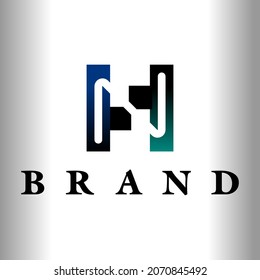 Letter NH logo design can be used for any company
