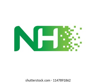 Letter NH Logo Template Design Vector, Emblem, Concept Design, Creative Symbol, Icon