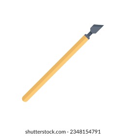 Icono de letra nib vector plano. Herramienta Tinta. Escritura gráfica aislada
