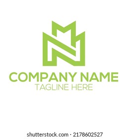 Letter NM Logo design For Brand
