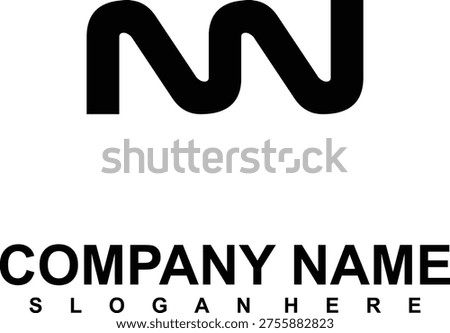 Letter NN Logo Design Concept Template