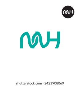 Letter NNH Monogram Logo Design