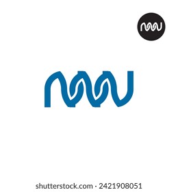 Letter NNN Monogram Logo Design