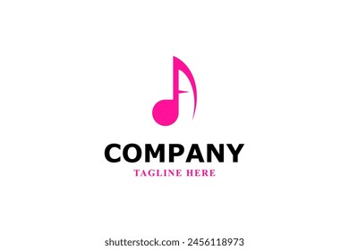 letter a note music logo