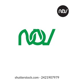 Letter NOV Monogram Logo Design
