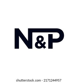 letter np logo creative design