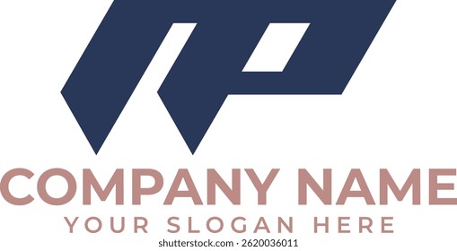 Letter-NP-Logo - Monogramm, Typografie, Branding, professionelles und modernes Symbol für das Identitätsdesign