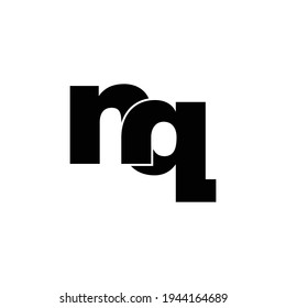 Letter NQ simple logo design vector